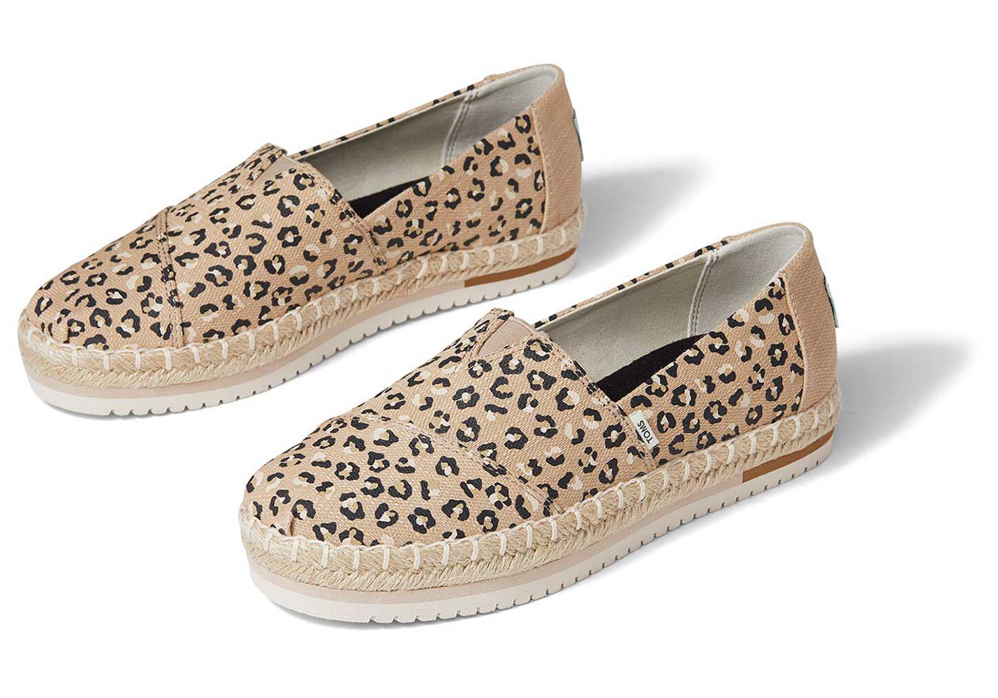 Toms Espadryle Damskie Beżowe - Alpargata Platform - 80VMCXHZJ